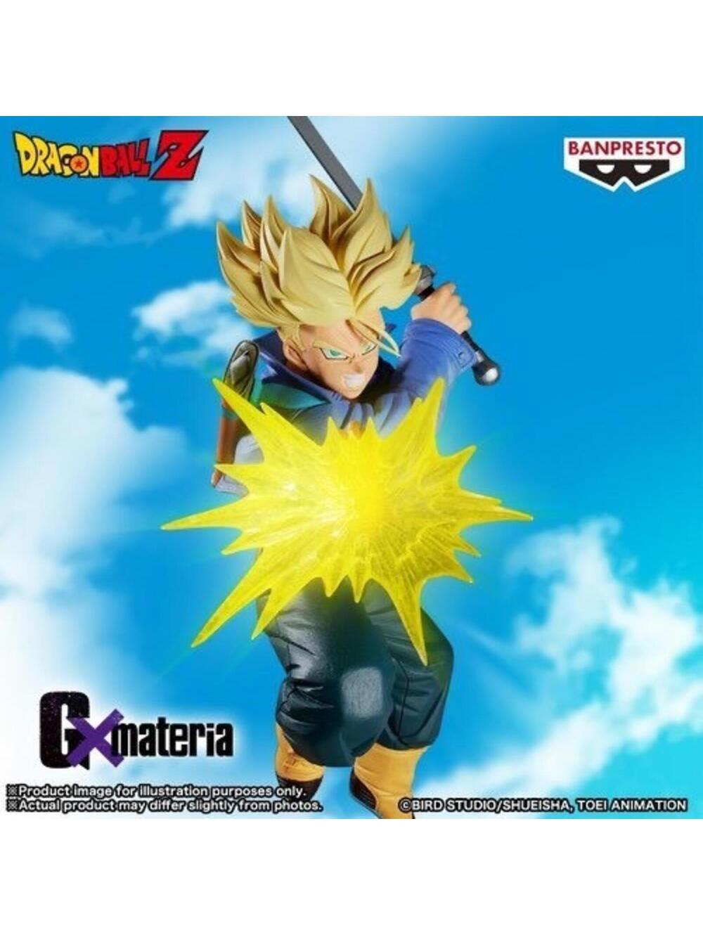 Banpresto Trunks Figure NIB Dragon Ball Z Gxmateria Super Saiyan US Seller
